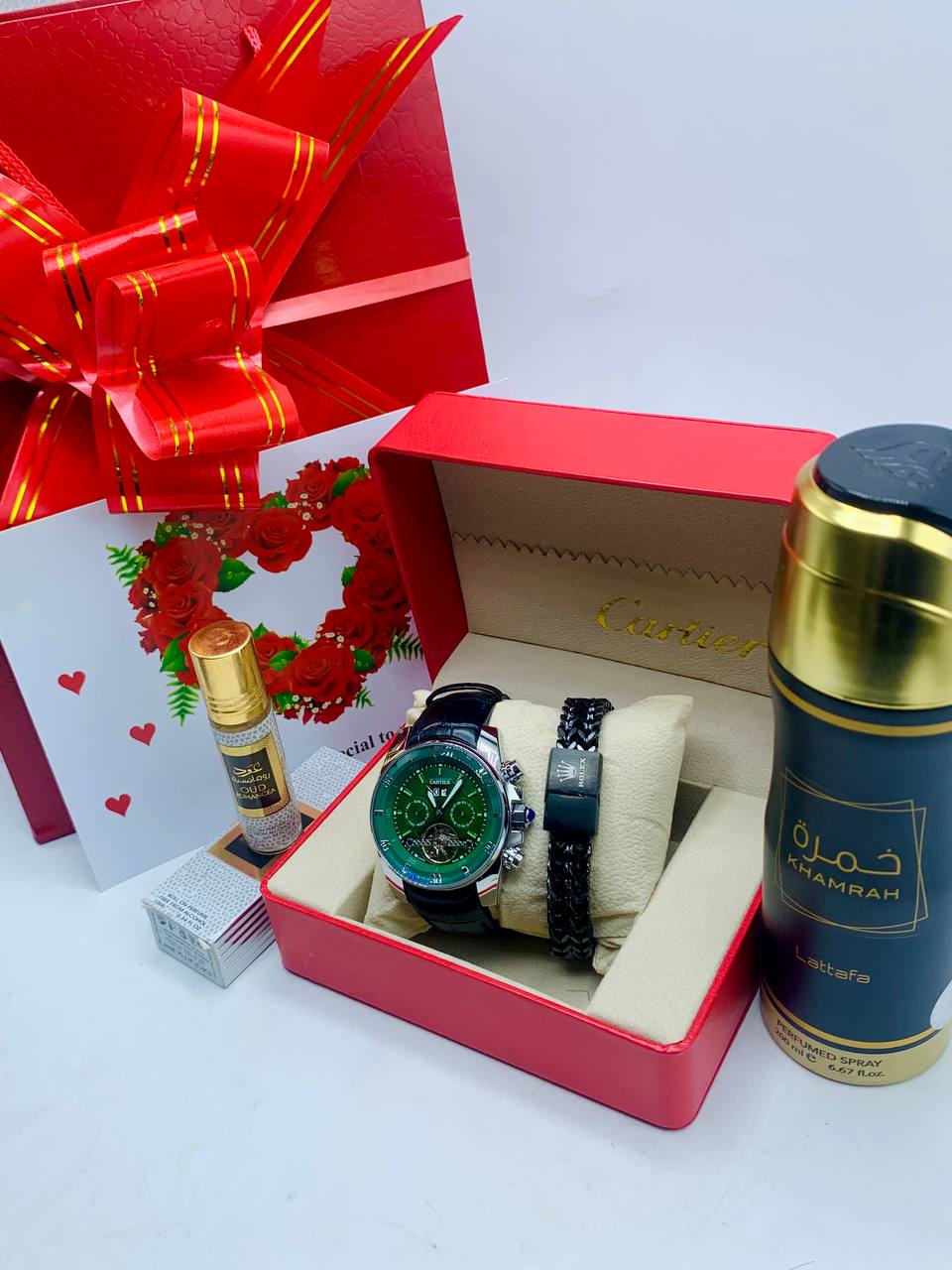 Mid-Grade Luxury Cartier-Inspired Watch Gift Set - Image 5