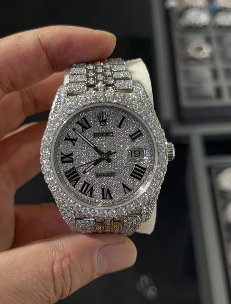 VVS Moissanite Diamond Luxury Timepiece – Custom Iced Design