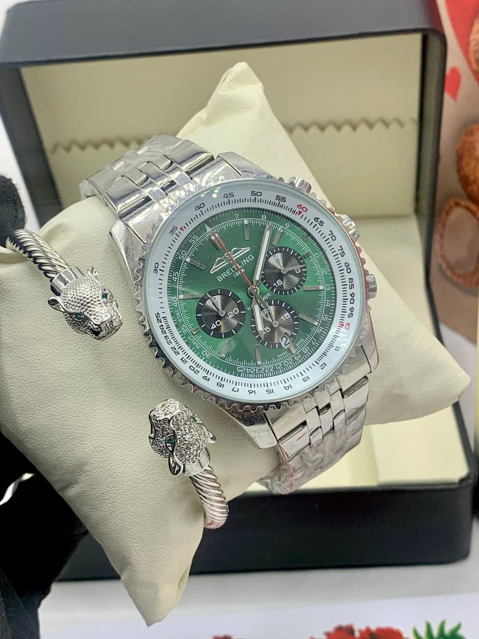 Affordable Breitling Watch Set for Men – Luxury Gift Pack in Nigeria