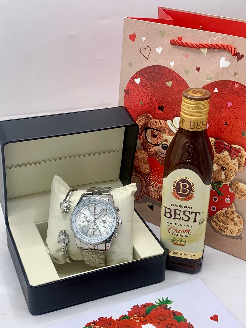 Affordable Breitling Watch Set for Men – Luxury Gift Pack in Nigeria - Image 3